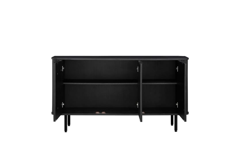 Sideboard Uppveda Svart - Svart trä - Sideboard & skänk