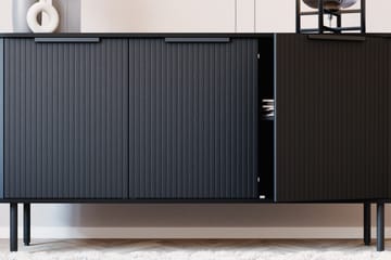 Sideboard Kopparbo Svart - Svart trä - Förvaring - Förvaringsmöbler - Sideboard & skänk