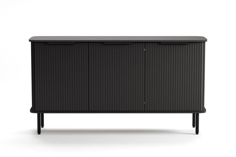 Sideboard Uppveda Svart - Svart trä - Sideboard & skänk