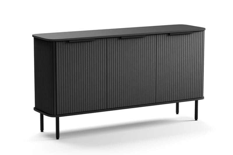 Sideboard Uppveda Svart - Svart trä - Sideboard & skänk