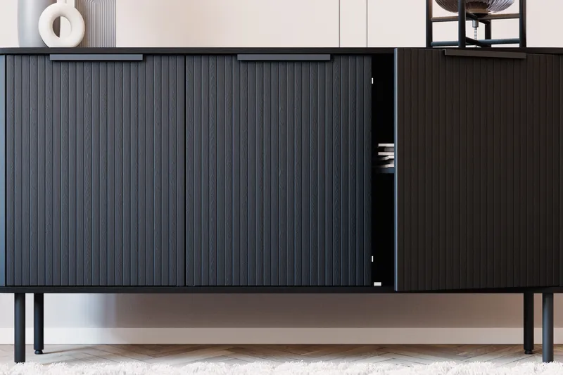 Kopparbo Sideboard Svart - Svart trä - Förvaring - Förvaringsmöbler - Sideboard & skänk