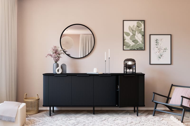 Sideboard Kopparbo - Svart trä - Förvaring - Förvaringsmöbler - Sideboard & skänk