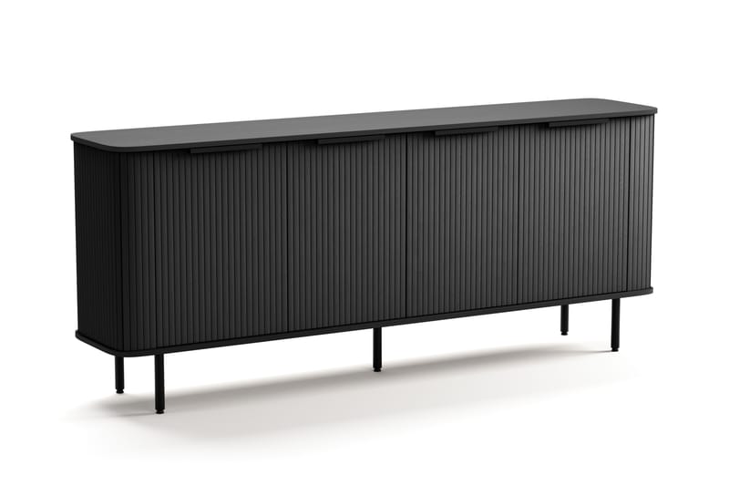 Sideboard Uppveda - Svart trä - Sideboard & skänk