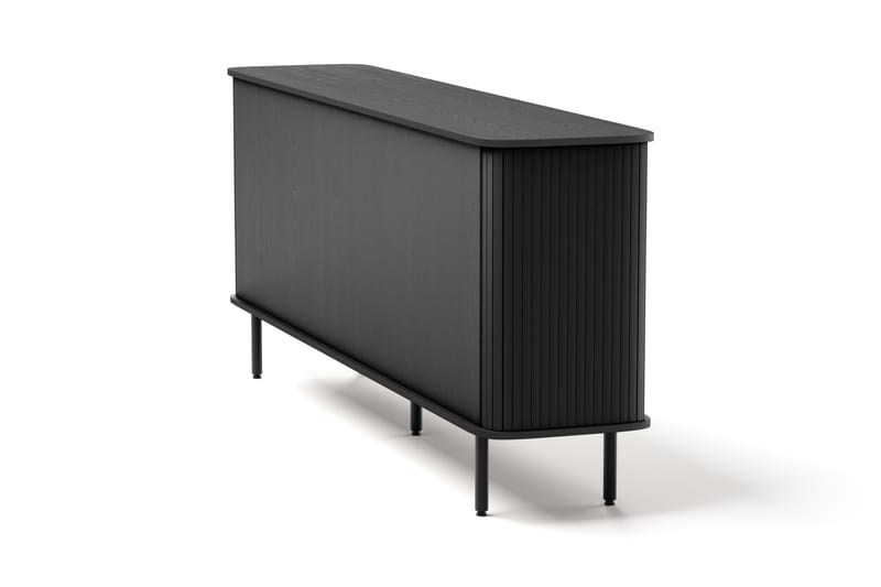 Sideboard Uppveda - Svart trä - Sideboard & skänk