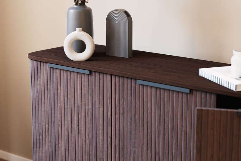 Sideboard Kopparbo Valnöt - Mörkbrunt valnötsträ - Förvaring - Förvaringsmöbler - Sideboard & skänk