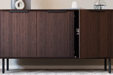 Sideboard Kopparbo Valnöt - Mörkbrunt valnötsträ - Förvaring - Förvaringsmöbler - Sideboard & skänk