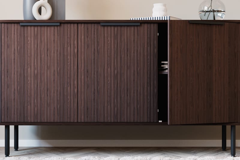 Sideboard Kopparbo Valnöt - Mörkbrunt valnötsträ - Förvaring - Förvaringsmöbler - Sideboard & skänk