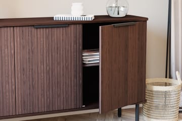 Sideboard Kopparbo Valnöt - Mörkbrunt valnötsträ - Förvaring - Förvaringsmöbler - Sideboard & skänk