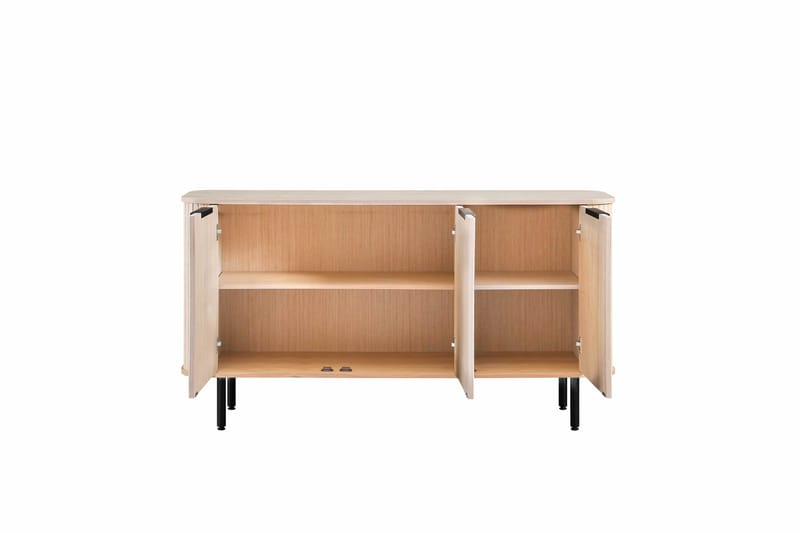 Sideboard Kopparbo Vitlaserad Ek - Ljust vitlaserat ekträ - Förvaring - Förvaringsmöbler - Sideboard & skänk