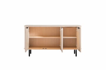 Kopparbo Sideboard Vitlaserad Ek - Ljust vitlaserat ekträ - Förvaring - Förvaringsmöbler - Sideboard & skänk