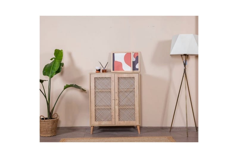 Sideboard Velin Vit / Ek - Vit / Ek - Möbler - Bord & matgrupp - Avlastningsbord & sidobord - Konsolbord & hallbord