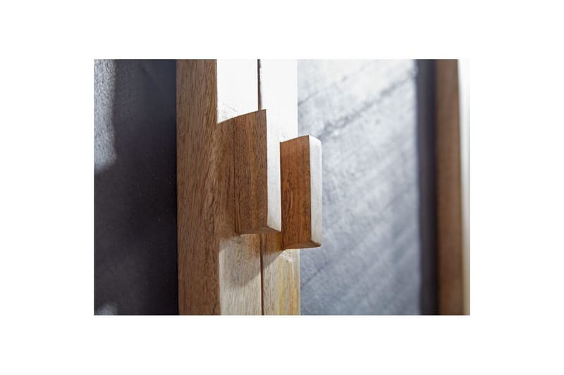 Sideboard Wohnling Massivt trä 80 cm 3D kant stenoptik front 2 dörrar modern - Förvaring - Förvaringsmöbler - Sideboard & skänk