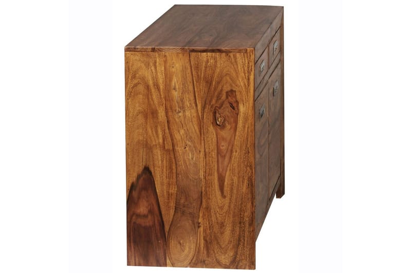 Sideboard Wohnling Massivt trä 90 cm 2 dörrar 2 lådor Lantstil - Möbler - Bord & matgrupp - Avlastningsbord & sidobord - Konsolbord & hallbord