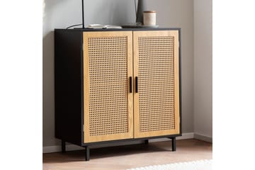 Sideboard Wohnling Melaminbelagd MDF 80 cm 2 dörrar med wienerflätning modern - Möbler - Bord & matgrupp - Avlastningsbord & sidobord - Konsolbord & hallbord