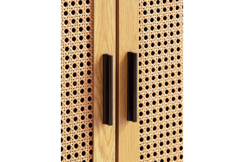 Sideboard Wohnling Melaminbelagd MDF 80 cm 2 dörrar med wienerflätning modern - Möbler - Bord & matgrupp - Avlastningsbord & sidobord - Konsolbord & hallbord