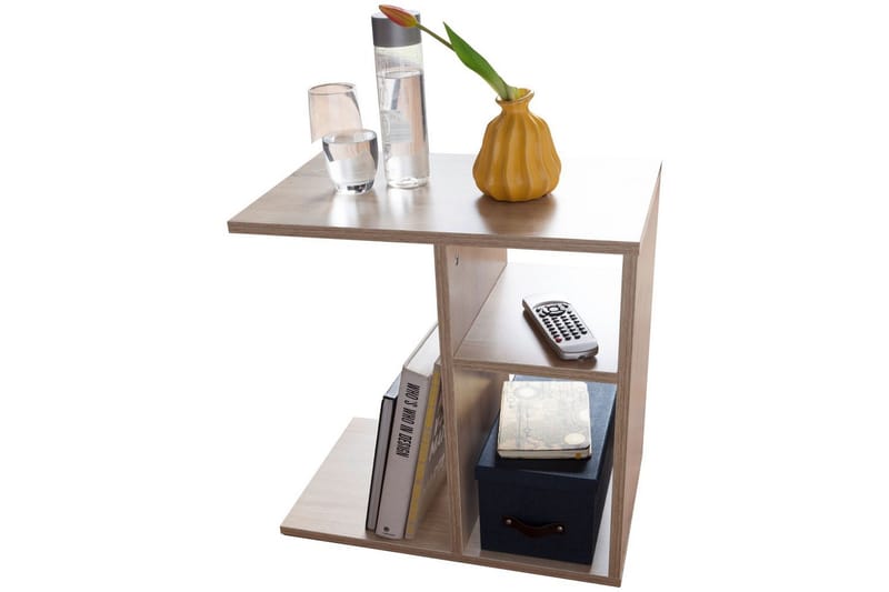 Sido bord Wohnling folierad spånskiva 50 cm, modern loftstil Sonoma - Sonoma - Möbler - Bord & matgrupp - Avlastningsbord & sidobord - Lampbord & sidobord
