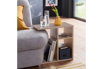 Sido bord Wohnling folierad spånskiva 50 cm, modern loftstil Sonoma - Sonoma - Möbler - Bord & matgrupp - Avlastningsbord & sidobord - Lampbord & sidobord