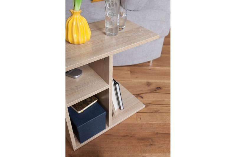 Sido bord Wohnling folierad spånskiva 50 cm, modern loftstil Sonoma - Sonoma - Möbler - Bord & matgrupp - Avlastningsbord & sidobord - Lampbord & sidobord