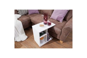 Sido bord Wohnling folierad spånskiva 50 cm, modern loftstil Vit - Vit - Möbler - Bord & matgrupp - Avlastningsbord & sidobord - Brickbord & småbord