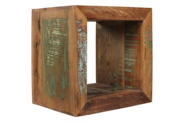 Sido bord Wohnling Massivt återvunnet trä Kolkutta kube Industriell - Möbler - Bord & matgrupp - Avlastningsbord & sidobord - Lampbord & sidobord