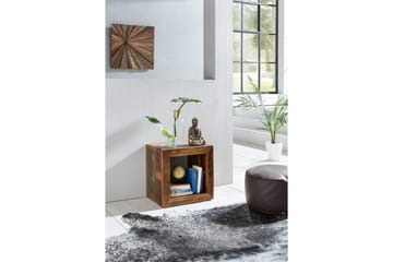 Sido bord Wohnling Massivt återvunnet trä Kolkutta kube Industriell - Möbler - Bord & matgrupp - Avlastningsbord & sidobord - Lampbord & sidobord