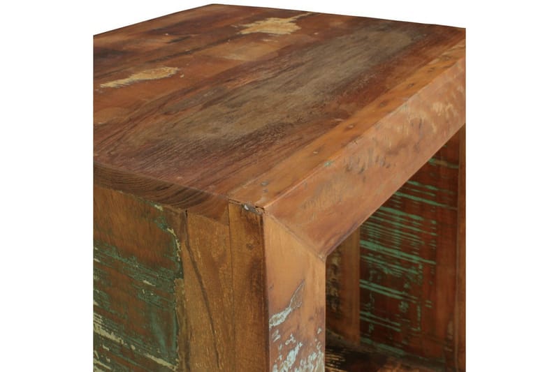 Sido bord Wohnling Massivt återvunnet trä Kolkutta kube Industriell - Möbler - Bord & matgrupp - Avlastningsbord & sidobord - Lampbord & sidobord