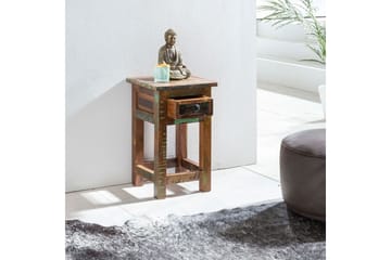 Sido bord Wohnling Massivt återvunnet trä Kolkutta låda Industriell - Möbler - Bord & matgrupp - Avlastningsbord & sidobord - Lampbord & sidobord