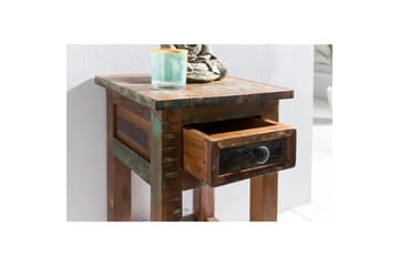 Sido bord Wohnling Massivt återvunnet trä Kolkutta låda Industriell - Möbler - Bord & matgrupp - Avlastningsbord & sidobord - Lampbord & sidobord