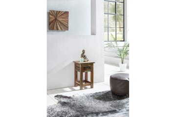 Sido bord Wohnling Massivt återvunnet trä Kolkutta låda Industriell - Möbler - Bord & matgrupp - Avlastningsbord & sidobord - Lampbord & sidobord