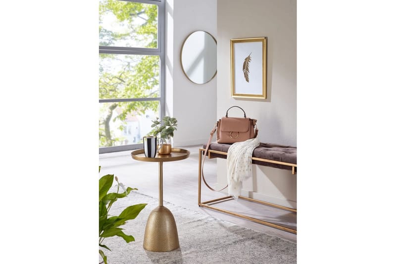 Sido bord Wohnling Metall Rund 33 cm Design Bas Modern - Möbler - Bord & matgrupp - Avlastningsbord & sidobord - Lampbord & sidobord