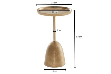 Sido bord Wohnling Metall Rund 33 cm Design Bas Modern - Möbler - Bord & matgrupp - Avlastningsbord & sidobord - Brickbord & småbord