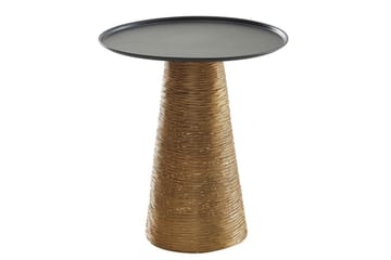 Sido bord Wohnling Metall Rund 40 cm Brickoptik Bordsskiva Modern - Möbler - Bord & matgrupp - Avlastningsbord & sidobord - Lampbord & sidobord