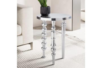 Sido bord Wohnling Metall Rund 44 cm med 3 Olika Ben Modern - Möbler - Bord & matgrupp - Avlastningsbord & sidobord - Lampbord & sidobord
