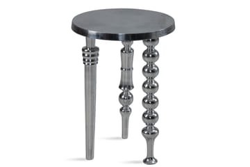 Sido bord Wohnling Metall Rund 44 cm med 3 Olika Ben Modern - Möbler - Bord & matgrupp - Avlastningsbord & sidobord - Lampbord & sidobord