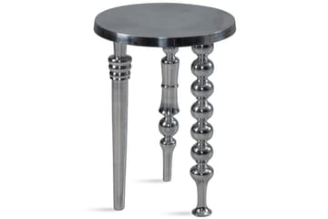Sido bord Wohnling Metall Rund 44 cm med 3 Olika Ben Modern - Möbler - Bord & matgrupp - Avlastningsbord & sidobord - Lampbord & sidobord