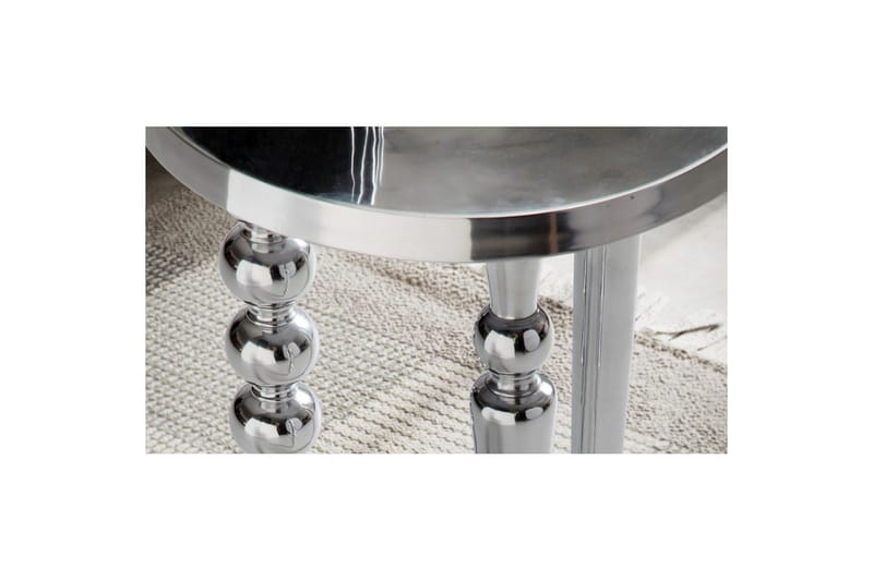 Sido bord Wohnling Metall Rund 44 cm med 3 Olika Ben Modern - Möbler - Bord & matgrupp - Avlastningsbord & sidobord - Lampbord & sidobord