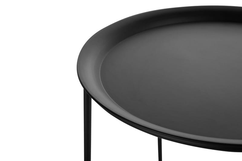 Sidobord 2 St Twins 40|40 cm - Svart - Möbler - Bord & matgrupp - Avlastningsbord & sidobord