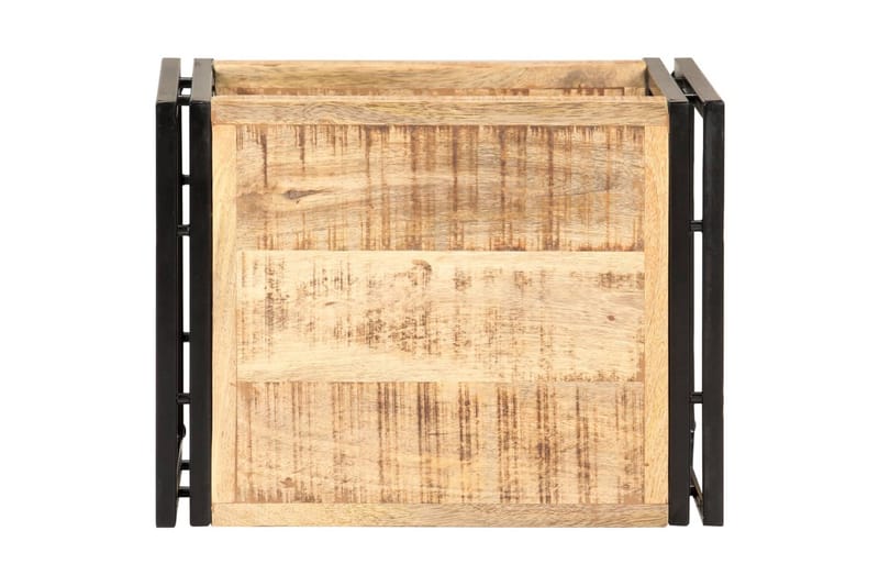 Sidobord 40x30x40 cm massivt grovt mangoträ - Brun - Lampbord & sidobord - Brickbord & småbord