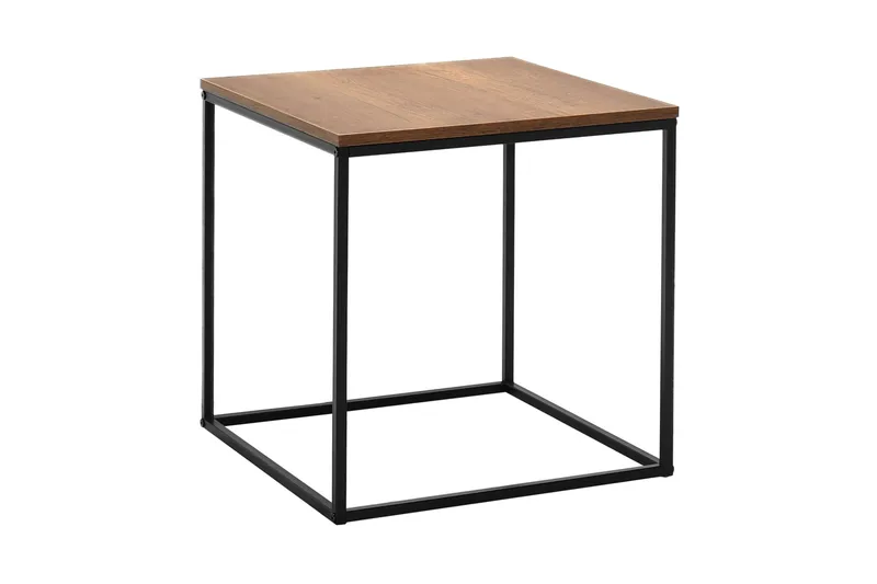 Ajmit Sidobord 50x52 cm Brun - Hanah Home - Möbler - Bord & matgrupp - Avlastningsbord & sidobord - Brickbord & småbord