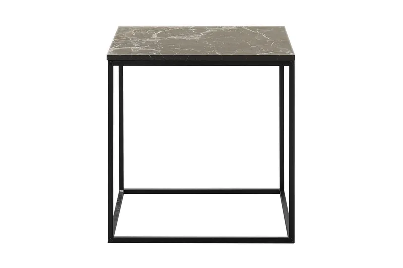 Ajmit Sidobord 50x52 cm Svart - Hanah Home - Möbler - Bord & matgrupp - Avlastningsbord & sidobord - Brickbord & småbord