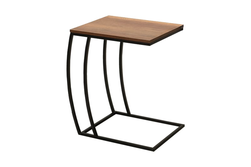 Sidobord Ajmit 50x62 cm Brun - Hanah Home - Möbler - Bord & matgrupp - Avlastningsbord & sidobord - Brickbord & småbord