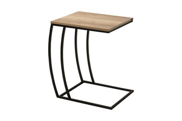 Ajmit Sidobord 50x62 cm Brun/Svart - Hanah Home - Möbler - Bord & matgrupp - Avlastningsbord & sidobord - Brickbord & småbord