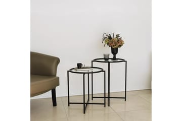 Akeno Sidobord 60x50 cm Svart - Hanah Home - Möbler - Bord & matgrupp - Avlastningsbord & sidobord - Lampbord & sidobord