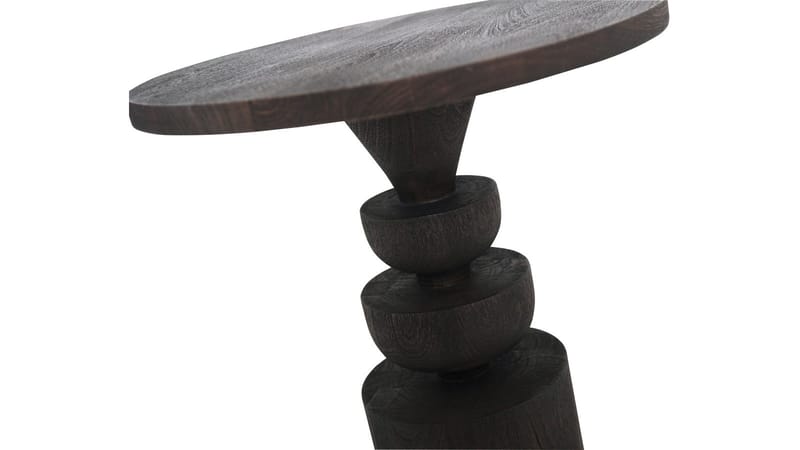 Sidobord Almare Antikbrun Ø47 cm - Antikbrun - Möbler - Bord & matgrupp - Avlastningsbord & sidobord - Brickbord & småbord
