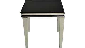 Sidobord Andvik 60x60x57 cm - Svart glas - Möbler - Bord & matgrupp - Avlastningsbord & sidobord - Brickbord & småbord