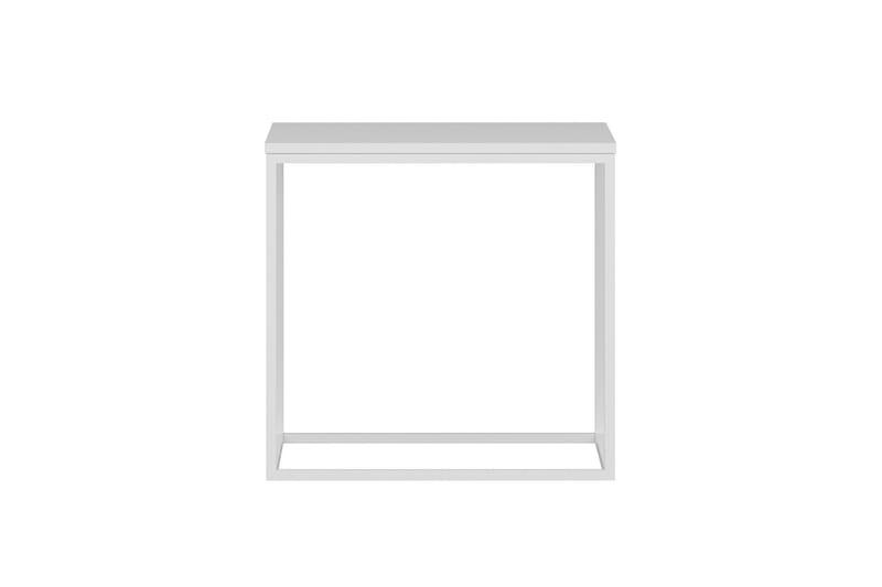 Sidobord Basak 52 cm - Vit - Möbler - Bord & matgrupp - Avlastningsbord & sidobord - Lampbord & sidobord