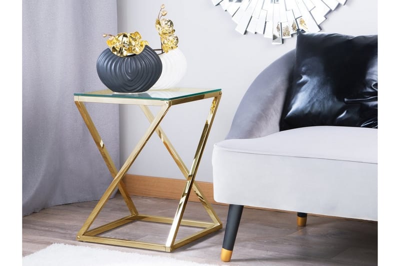 Sidobord Beverly 40 cm - Guld - Möbler - Bord & matgrupp - Avlastningsbord & sidobord