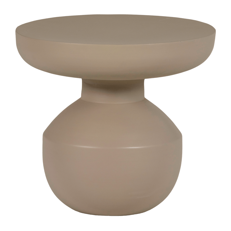 Sidobord Bova 45 cm Rund, Brun