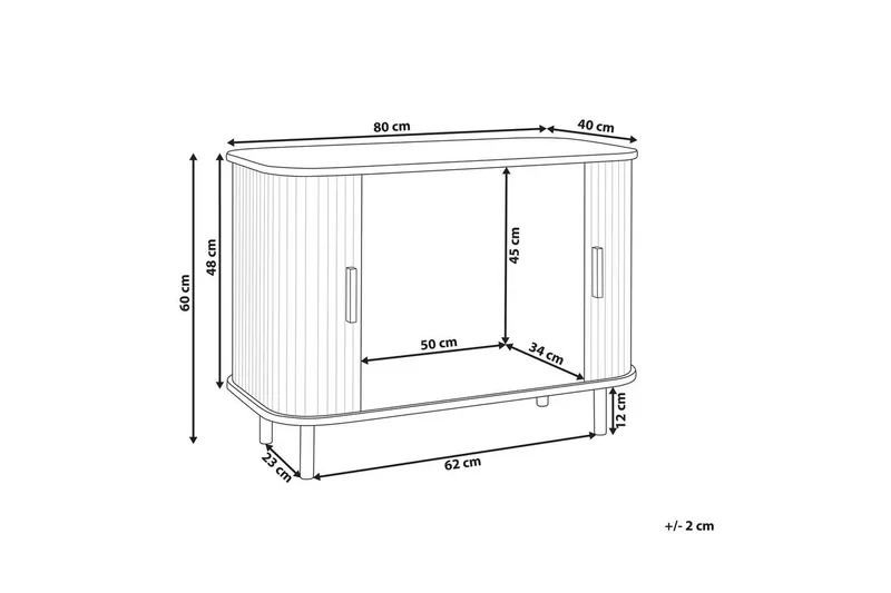 Sidobord Bradley - Möbler - Bord & matgrupp - Avlastningsbord & sidobord - Lampbord & sidobord