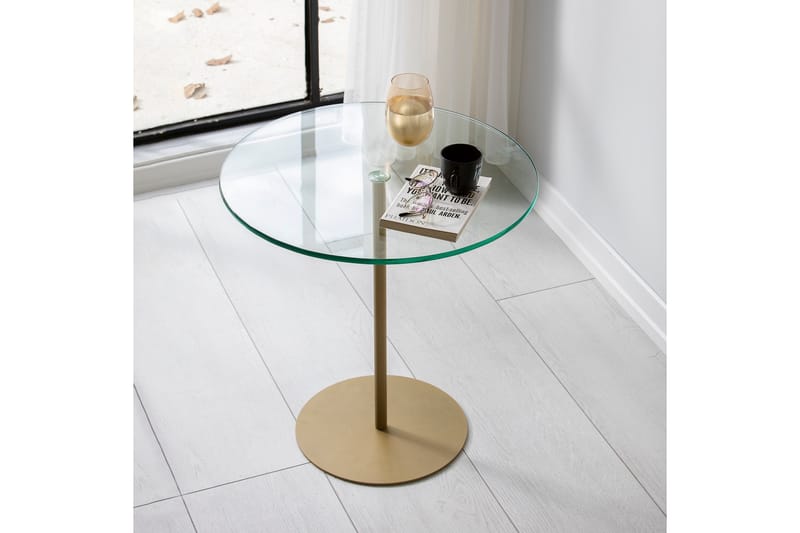 Sidobord Chill-Out 50x50 cm Guld - Hanah Home - Möbler - Bord & matgrupp - Avlastningsbord & sidobord - Brickbord & småbord
